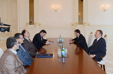 President Ilham Aliyev receives Iranian Education Minister